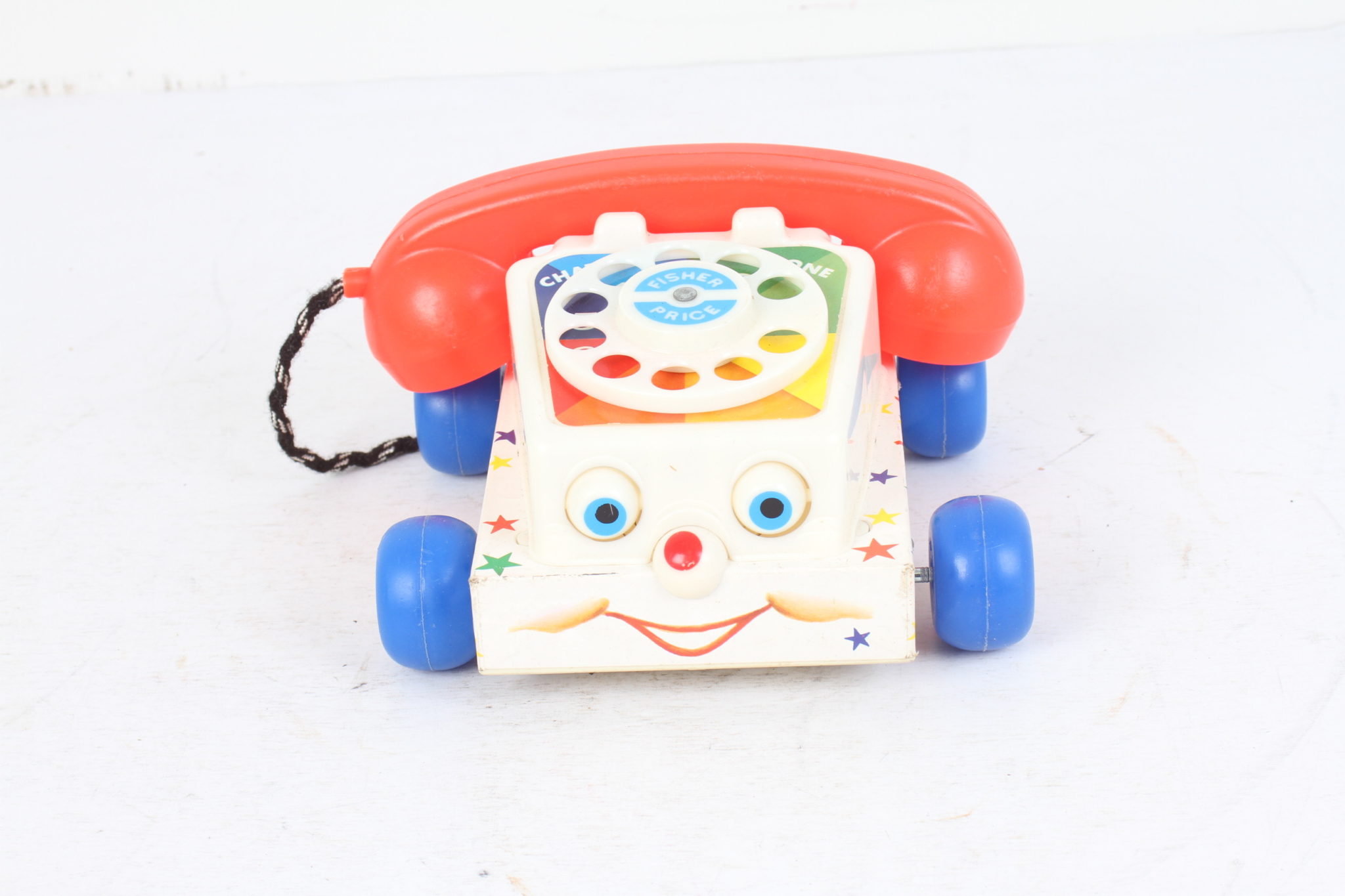 Téléphone à tirer fisher price vintage de 1961 Emmaüs Etikette