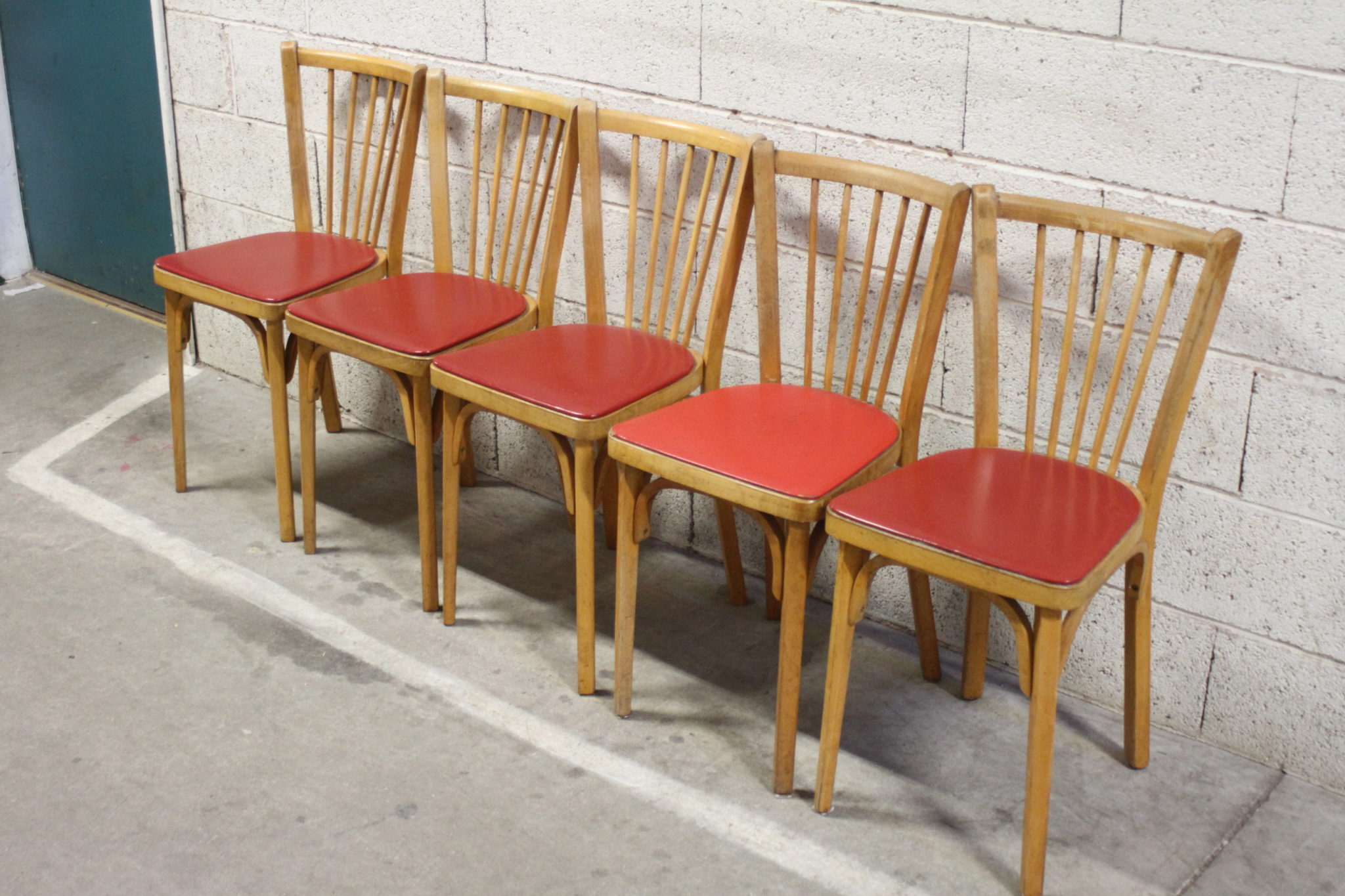 5 chaises bistrot Baumann
