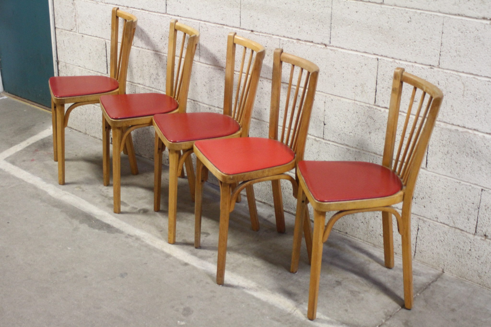 5 chaises bistrot Baumann – Image 2