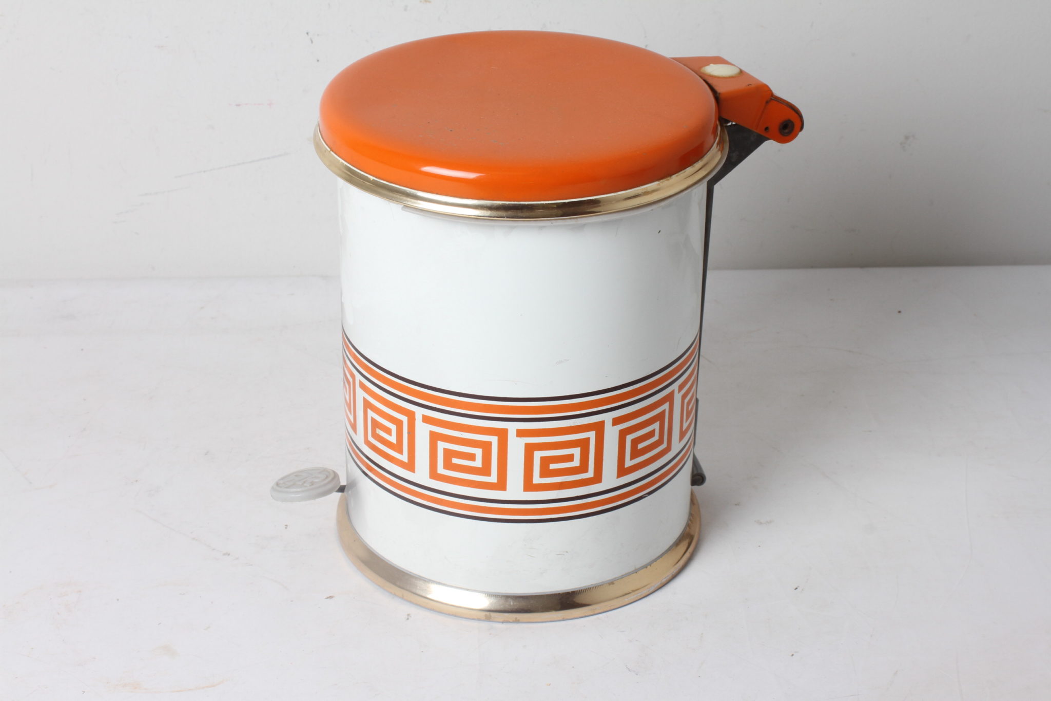 Poubelle de salle de bain vintage - Rossignol