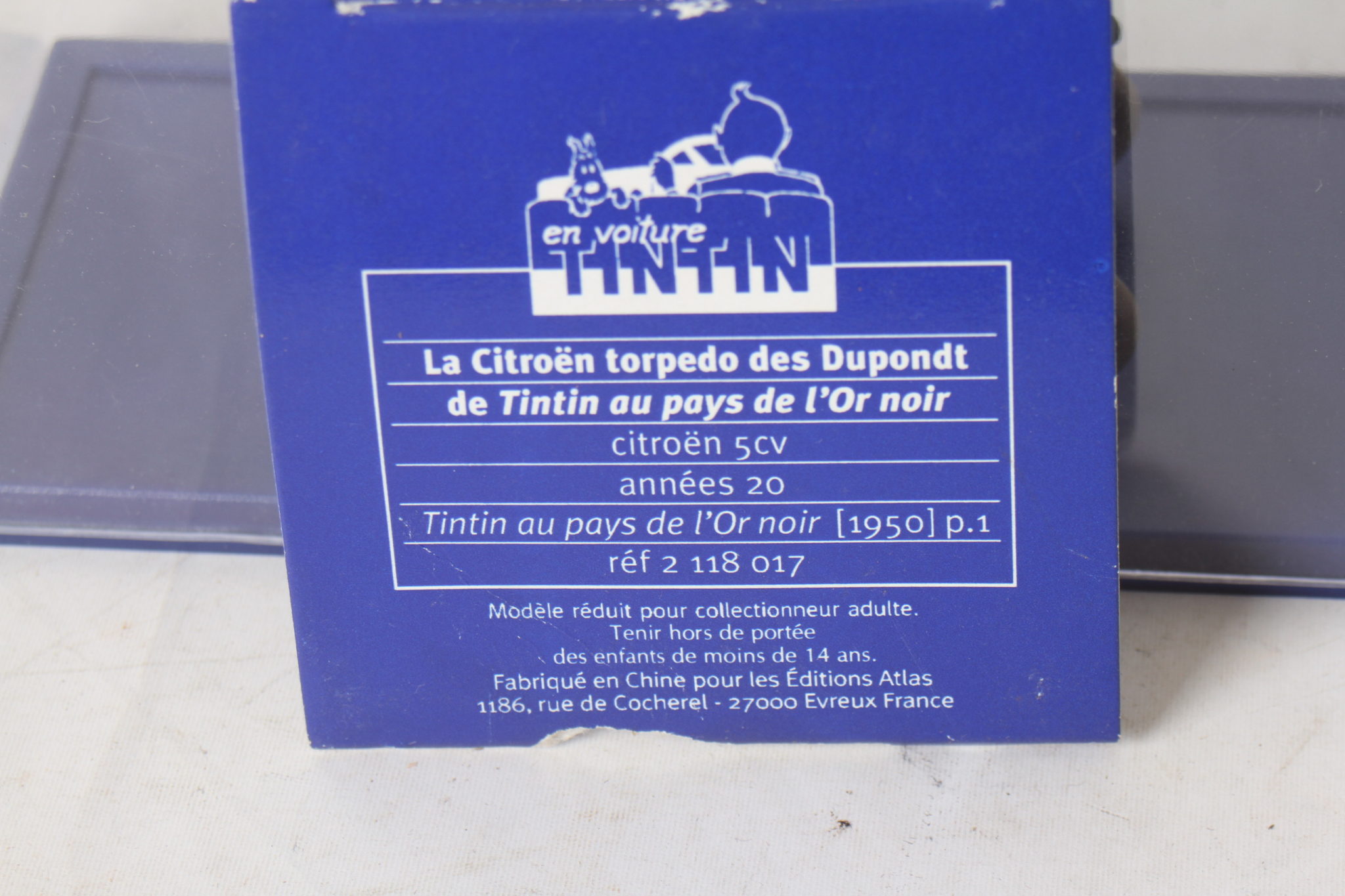 Véhicule miniature de collection « En voiture Tintin » Au pays de l'or noir - La citroën torpedo des Dupondt – Image 2