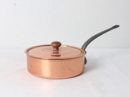 Sauteuse en cuivre étamé Ø 23 cm