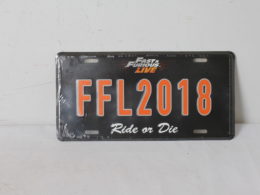 Plaque métallique FAST & FURIOUS
