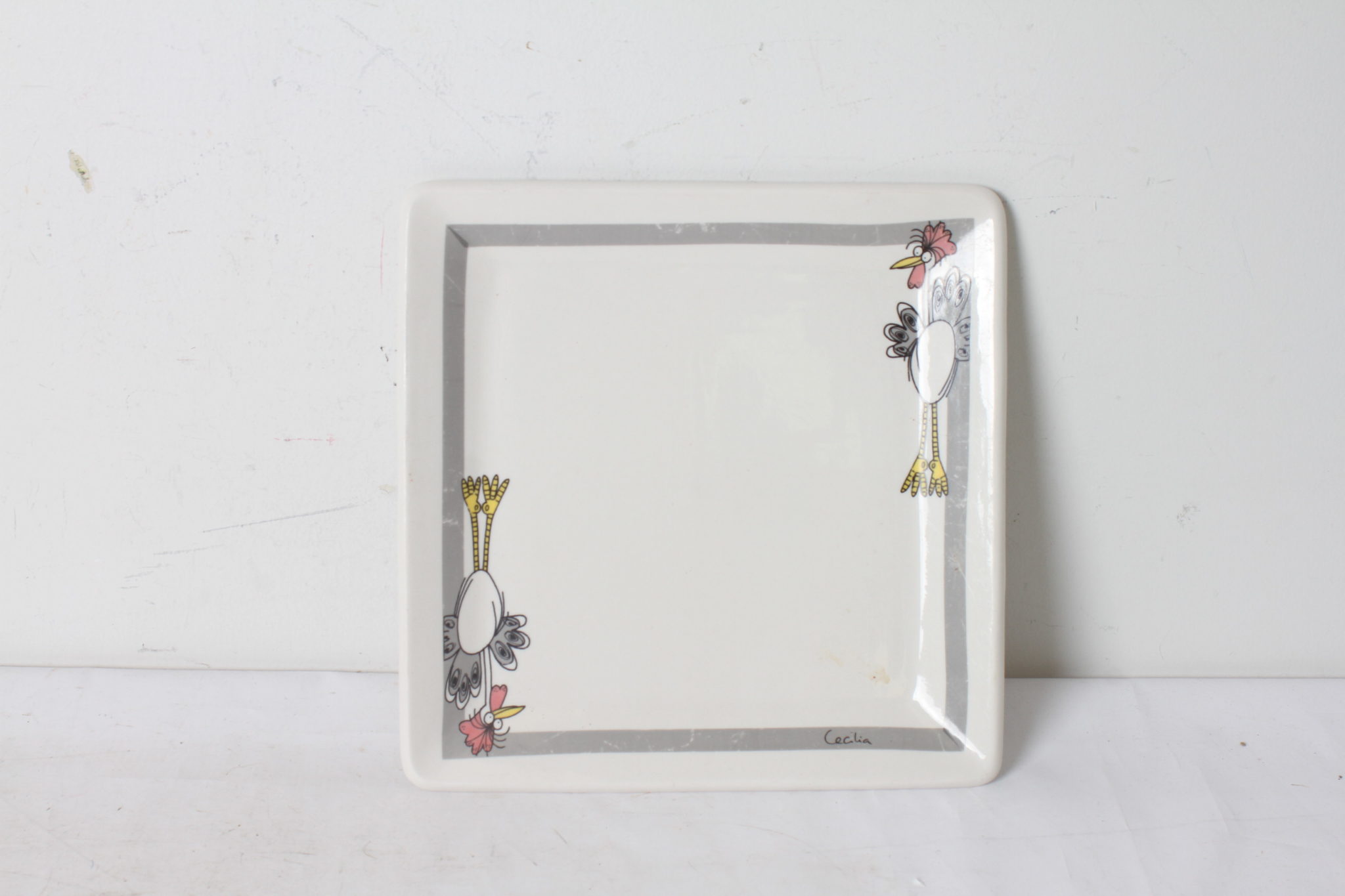 Assiette carrée - Cécilia Carlsson – Image 2