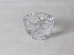 Grand cendrier vintage en verre
