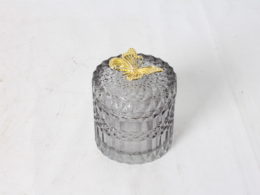 Pot à coton en verre