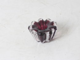Petit bougeoir en verre