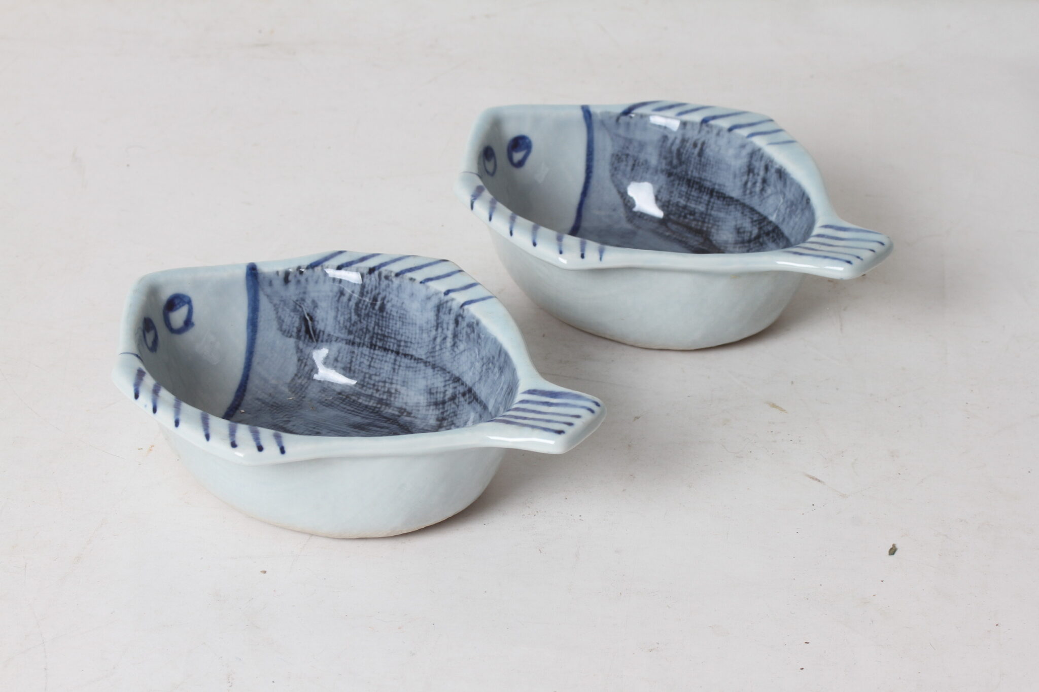 Coupelles poissons en céramique