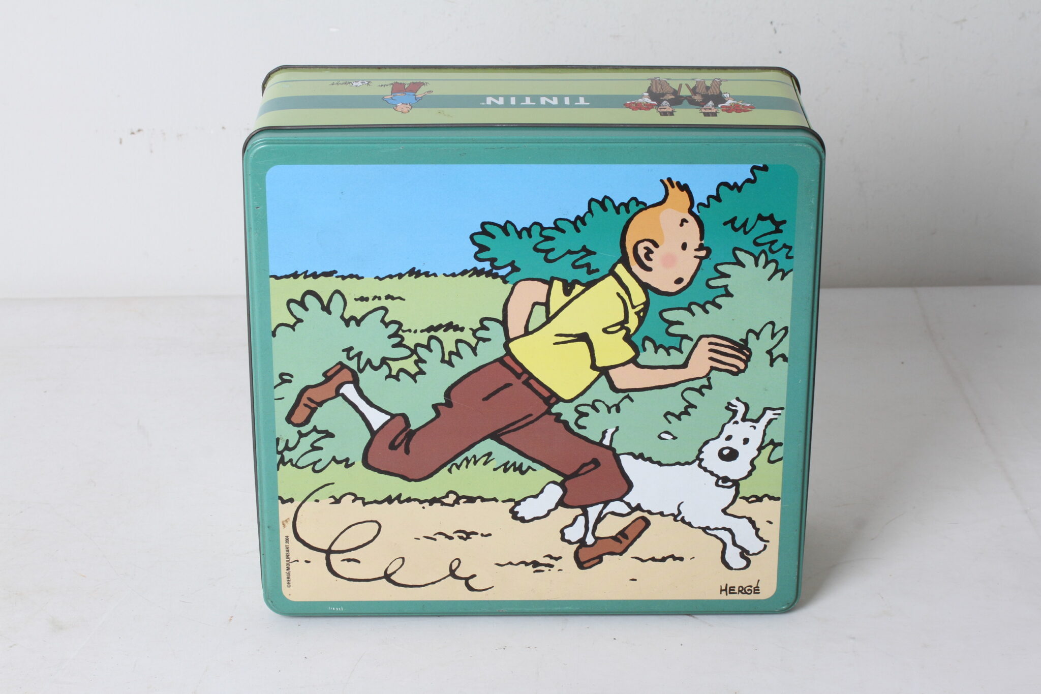 Boîte à biscuits en métal Tintin