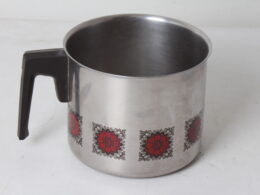 Pot à lait vintage en inox