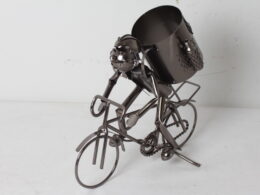 Porte Bouteille Métal Cycliste