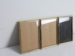 Cadre photos triptyque articulé