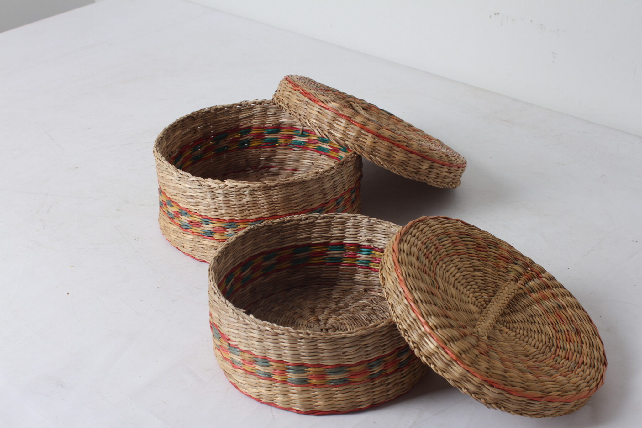 Paniers vintage en osier – Image 2