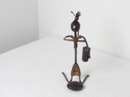 Statue africaine porte bougie