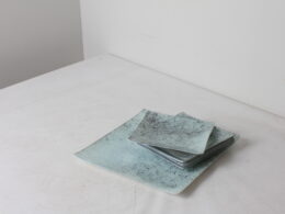 Set de 7 assiettes en verre