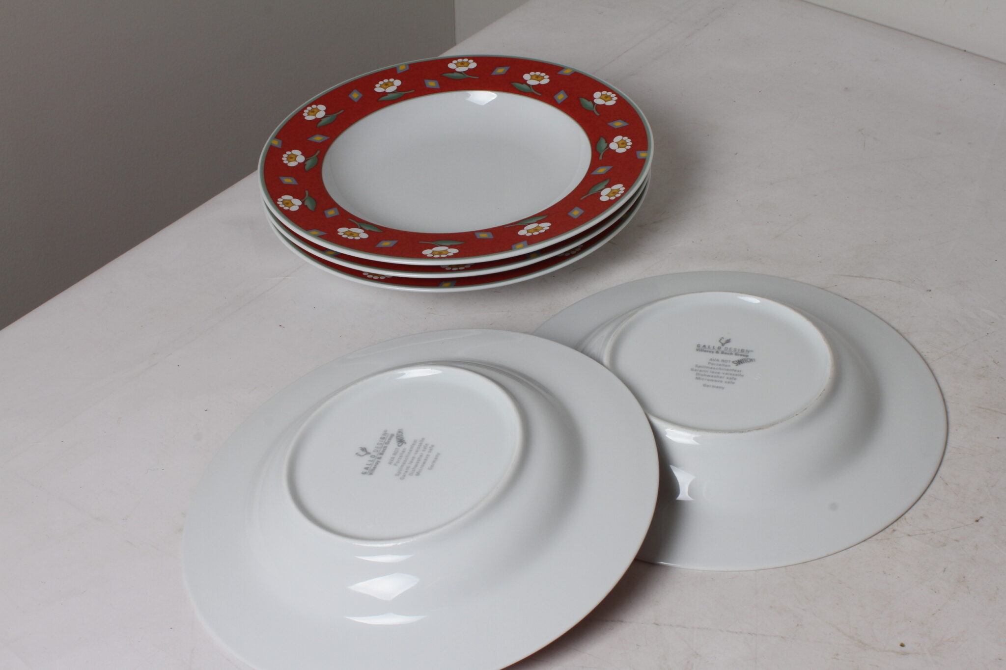 5 assiettes Villeroy et Boch - Gallo Design – Image 4