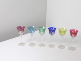 Service de 6 verres en cristal de Saint-Louis