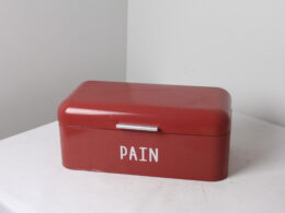 Boîte a pain en métal rose - Frandis