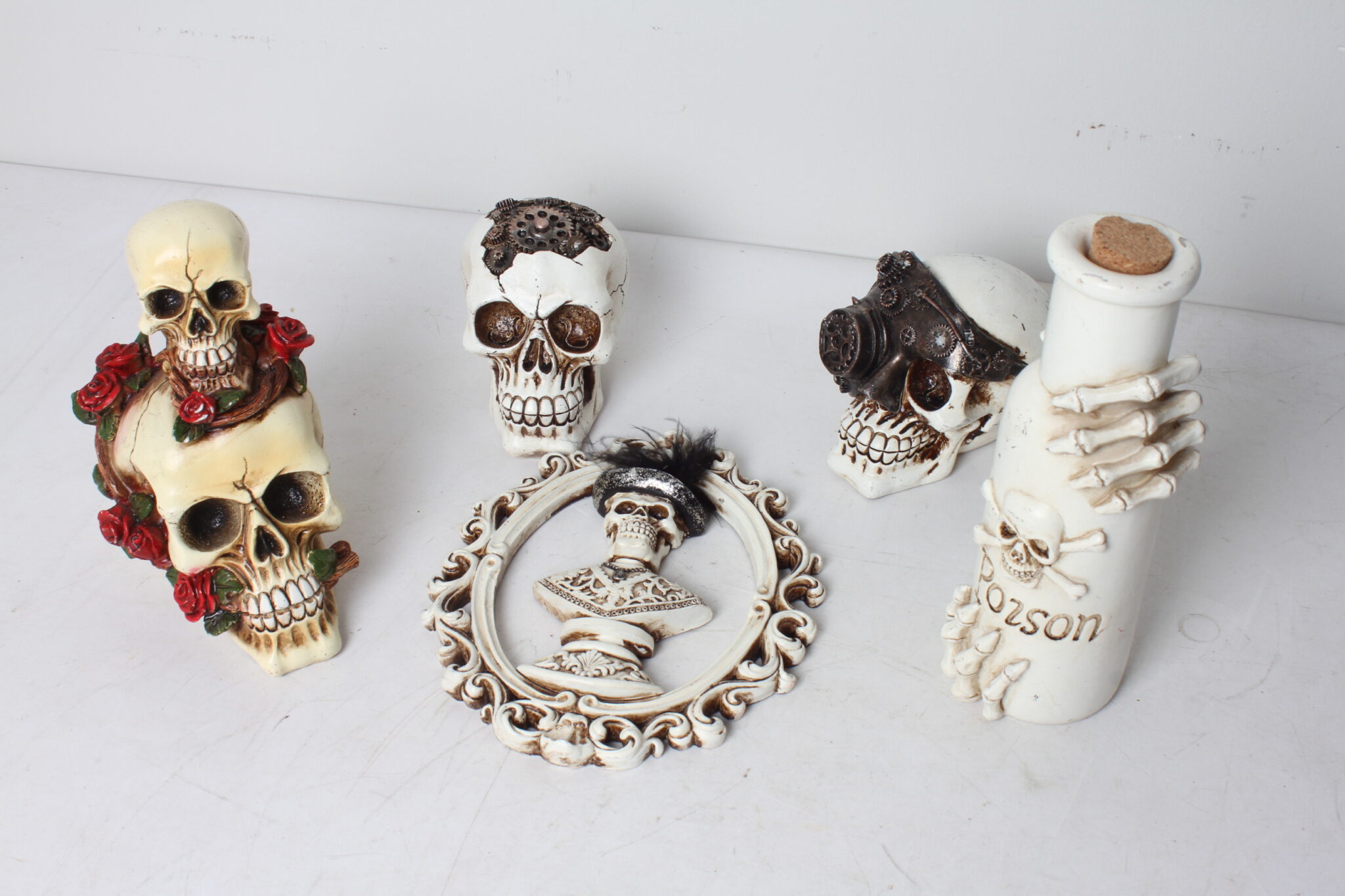 Lot de décorations Halloween Têtes de mort – Image 2