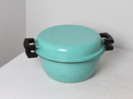 Friteuse vintage émaillée - Aubecq