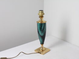 Pied de lampe vintage signé Le Dauphin