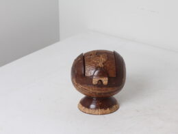 Boîte à bijoux en noix de coco