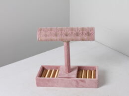 Porte-bijoux tissu velours
