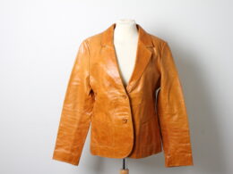 Veste en cuir - Promod - Taille 40