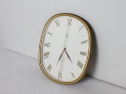 Pendule vintage métal doré - JAZ