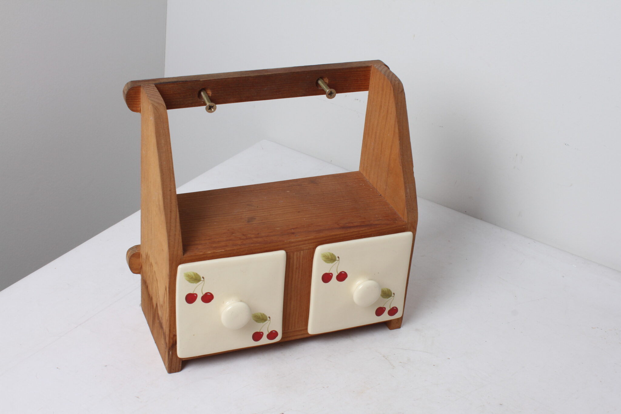 Petite étagère à 2 tiroirs