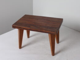 Petit tabouret vintage bois et formica