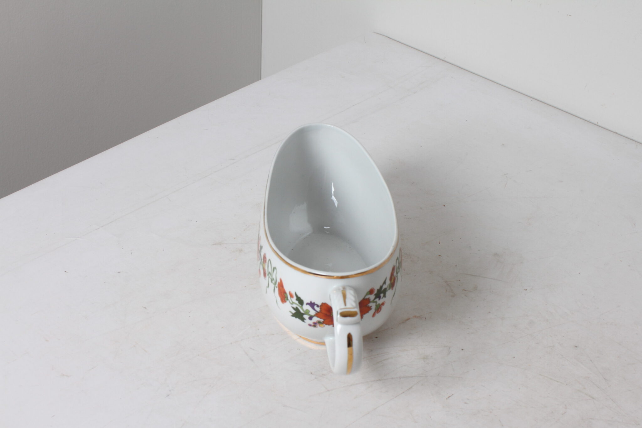 Ancienne saucière à décor floral – Image 2