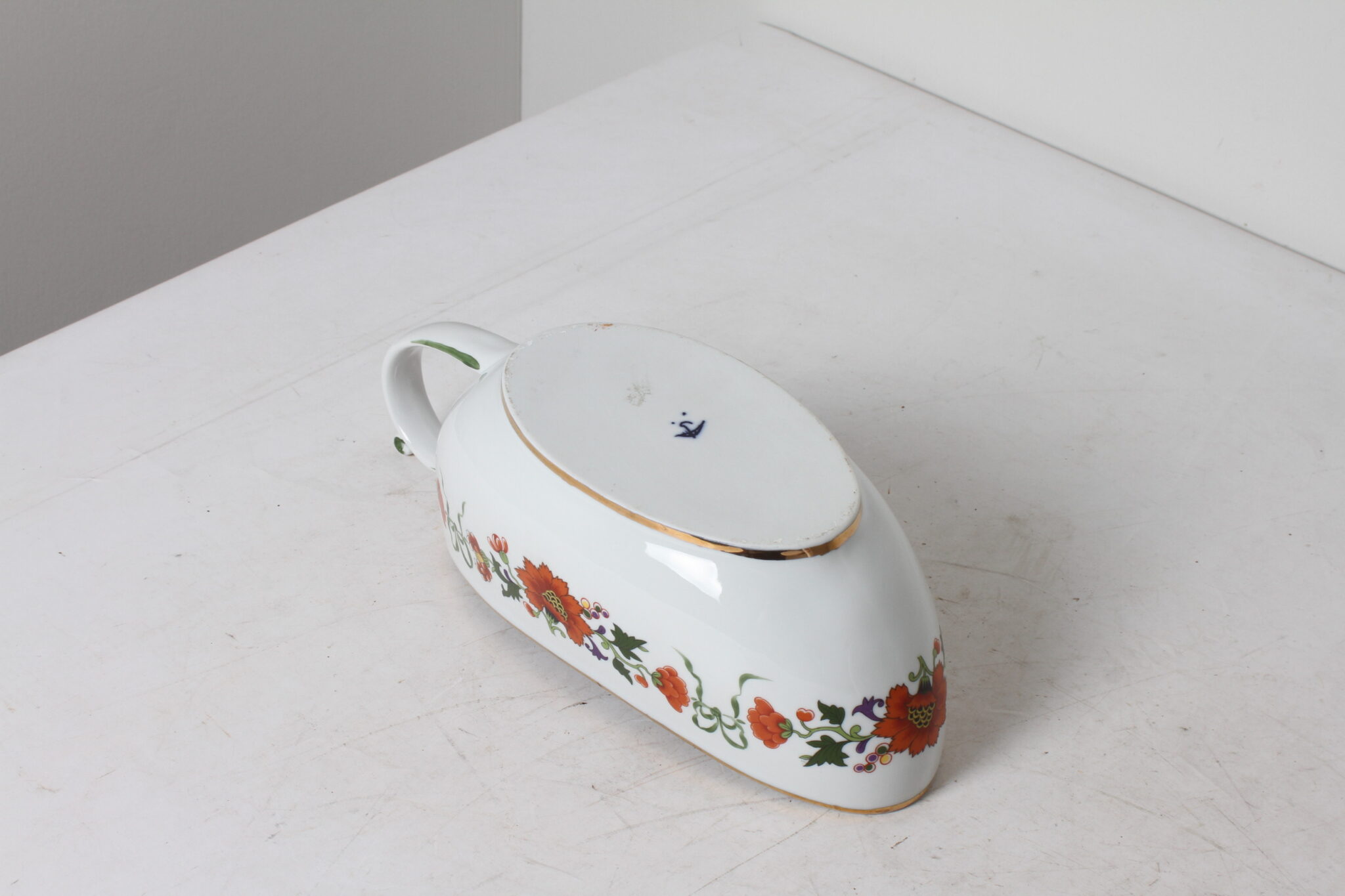 Ancienne saucière à décor floral – Image 4