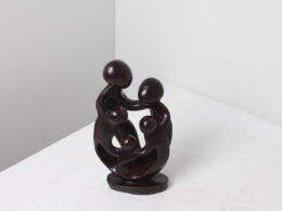 Sculpture abstraite famille