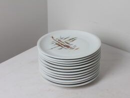 Ensemble de 12 assiettes Berry
