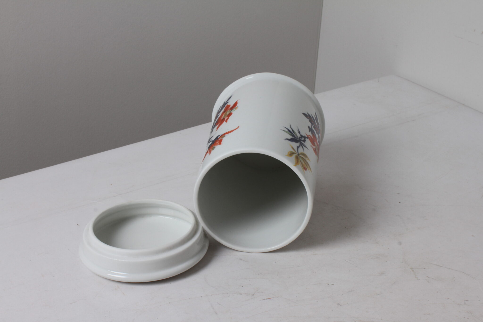Bonbonnière en porcelaine décor floral – Image 3