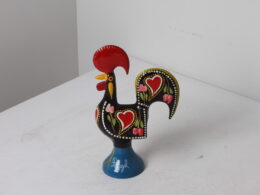 Coq décoratif portugais en métal