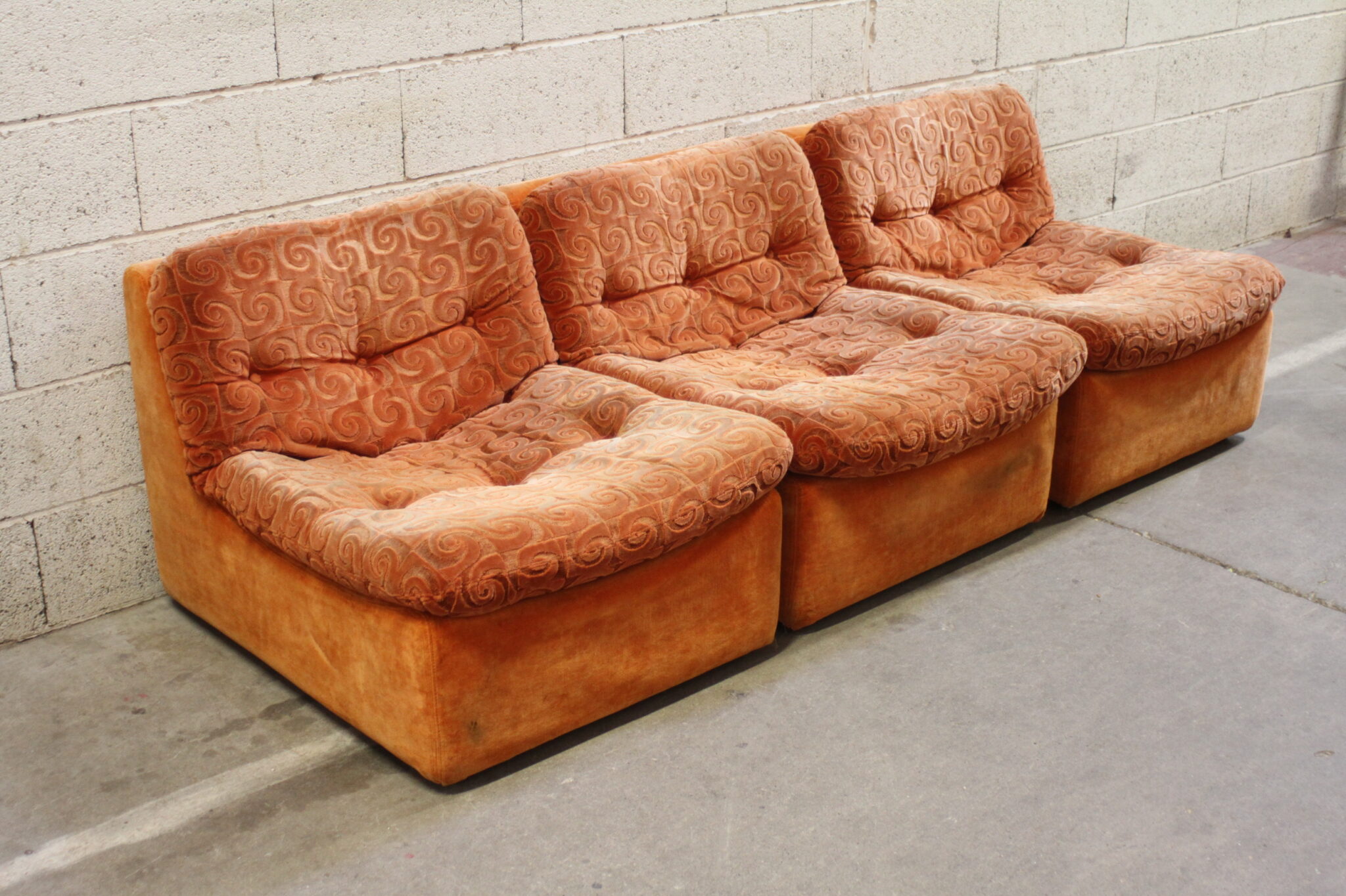 Fauteuils modulables vintage