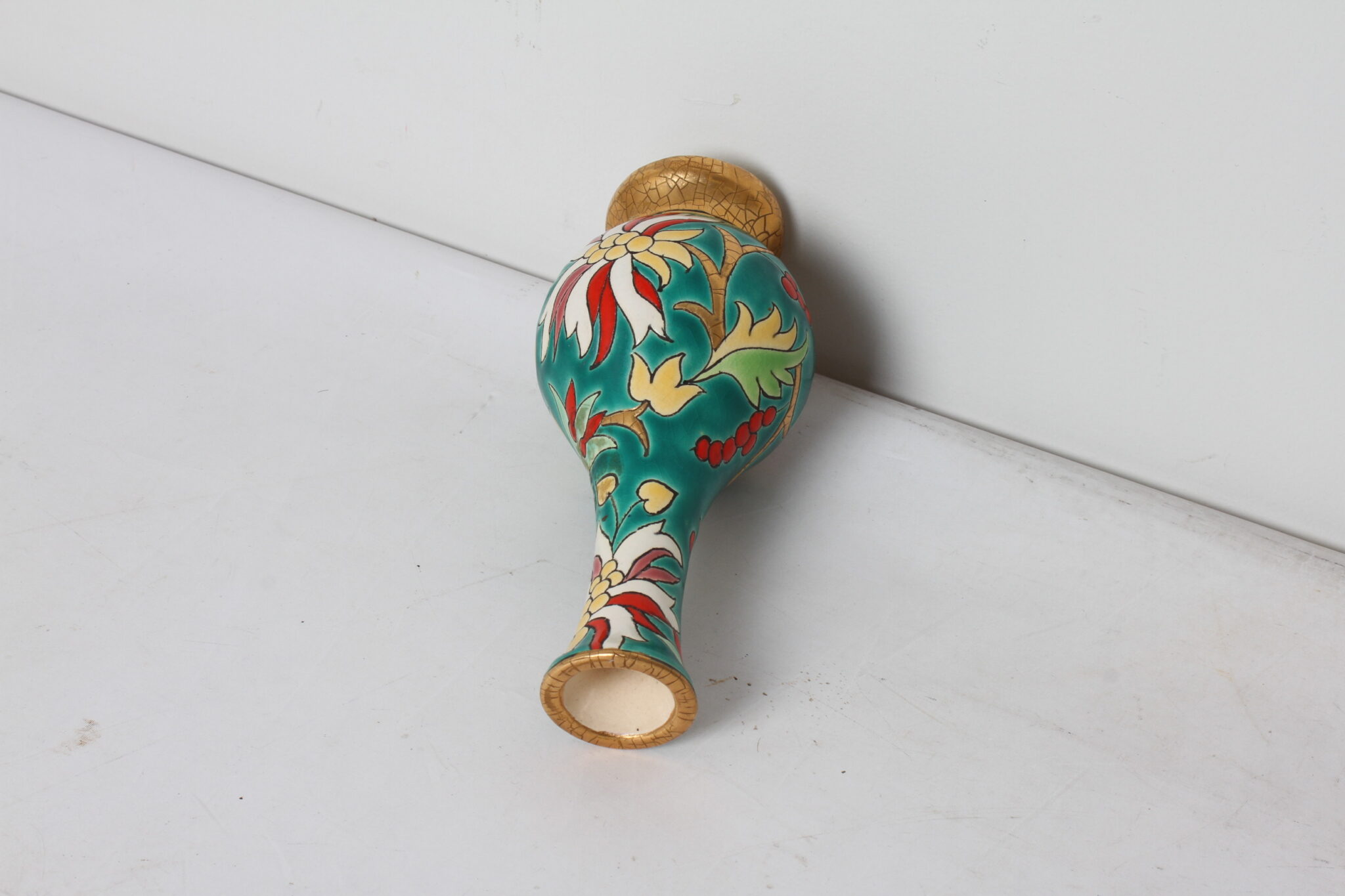 Vase soliflore en émaux de Longwy – Image 2
