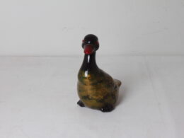 Canard décoratif texturé et laqué