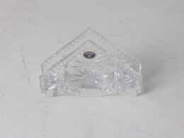 Porte serviettes en cristal de Bohème