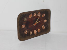 Horloge en cuivre et résine - Odo