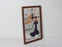 Horloge miroir publicitaire - Martell Cognac