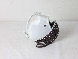Vase poisson en céramique