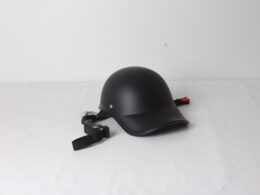 Demi-casque moto noir mat