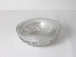 Saladiers en verre taillé – Vallerysthal