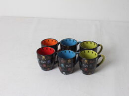 Tasses à expresso têtes de mort
