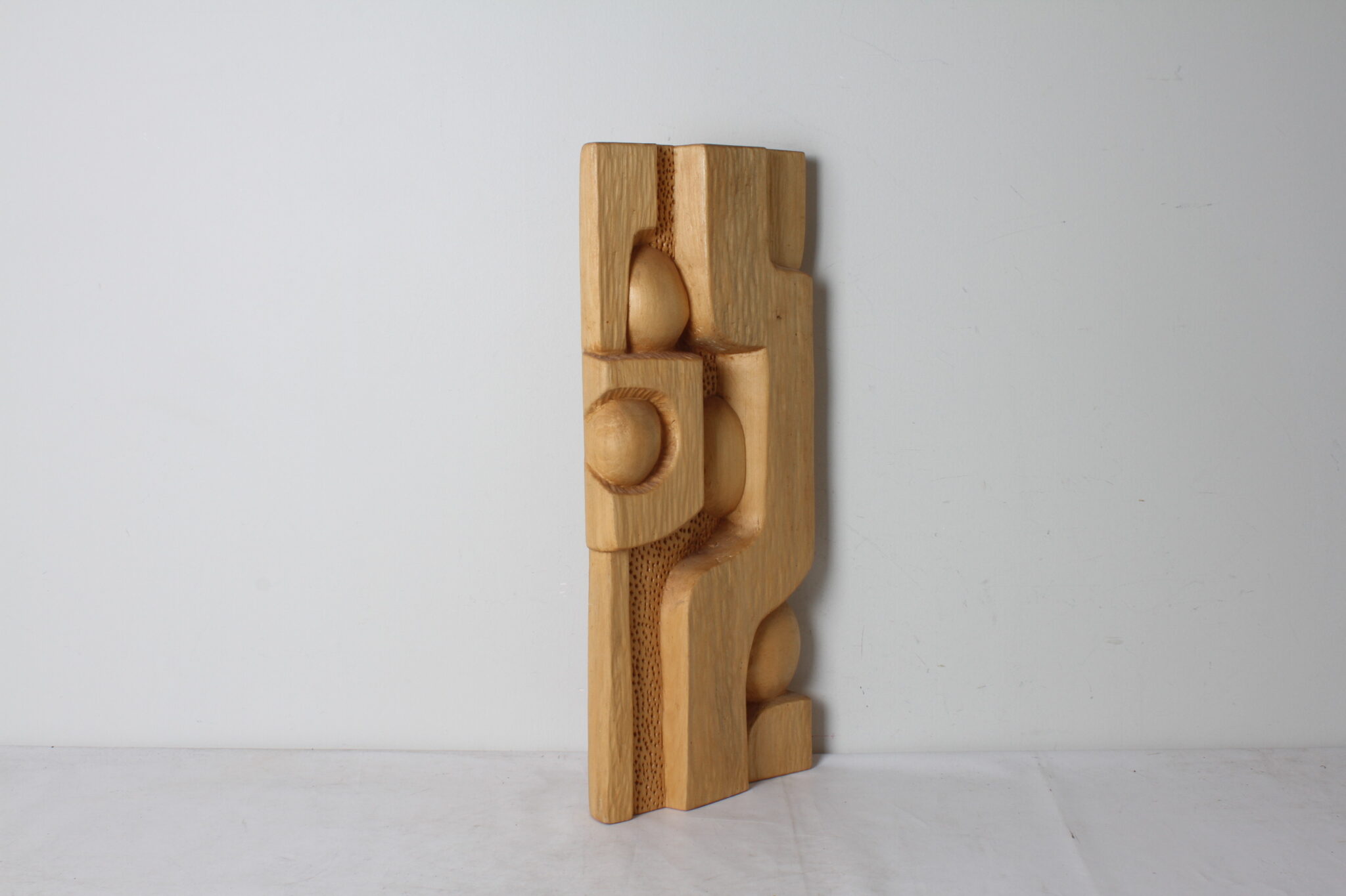 Sculpture abstraite en bois