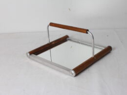 Ancien plateau miroir - Art Déco