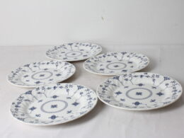 Assiettes plates en faïence - Queen's